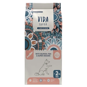 KRAFTIA Vida Super Adult M/L Salmon&Fish granule pro psy, Hmotnost balení: 2 kg