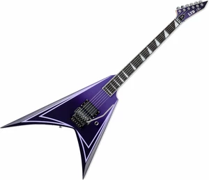 ESP LTD Alexi Hexed Sawtooth Purple Fade with Pinstripes Guitarra eléctrica