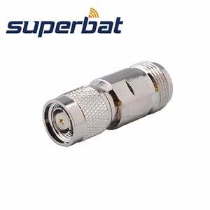 Superbat N-TNC Adapter N Female to RP-TNC Male(female pin) Straight RF Coaxial Connector WLAN