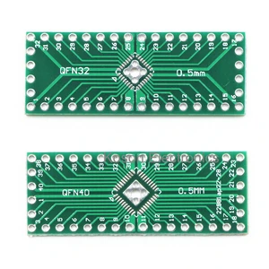 10PCS Pinboard QFN32 QFN40 to DIP32 DIP40 0.5MM adapter Socket Adapter plate PCB