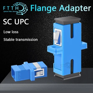 Fiber Optic Connector Adapter SC/UPC SM Flange Singlemode Simplex SC-SC UPC Coupler Special