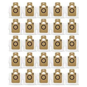 25 PCS Dust Bag Accessories Vacuum Bag Garbage Bag Replacement Parts For Dreame Bot D10 Plus Robot Vacuum Cleaner