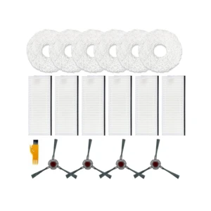 Accessories for DEEBOT N9 N9+ Robot Side Brush,Hepa Filter,Mop Rag Cloth Spare Accessories