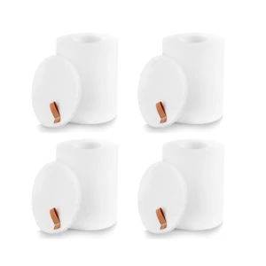 4PCSFilters for WS642AE Powerful Cordless Stick Vacuum Cleaner Filter Sweeping Robot Replacement Accessories,White