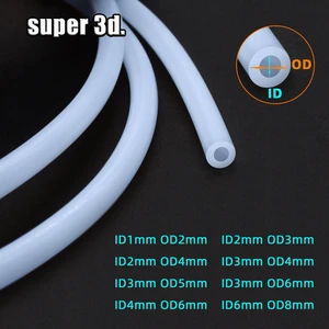 3D Printer Part 1Meter bowden extruder PTFE tube Pipe for J-head Hotend V5 V6 1.75mm /3mm Filament ID 2mm OD 4mm