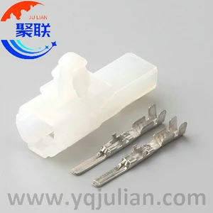 Auto 2pin plug 6243-1021 wiring unsealed electrical connector with terminals