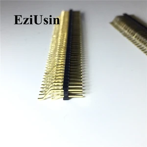 2.54mm Single Double Row Male 40P PCB Board Horizontal Pin Header Connector Pinheader Lying SMT 1*40p 2*40p For Arduino