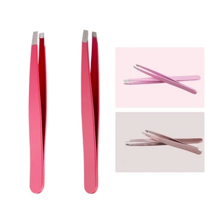 Stainless Steel Eyebrow Tweezer Hair Pluckers Clip Eyebrow Trimmer Clip Makeup Beauty Repair for Eyebrow Tool