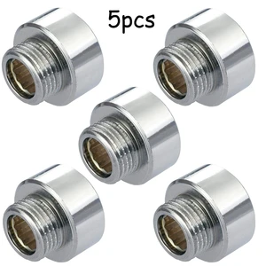 Shower Hose / Head Adaptor 3/4" Female To 1/2" Male BSP Chrome Reducer Female Hose Repair Copper Fittings For Tap Shower Faucet