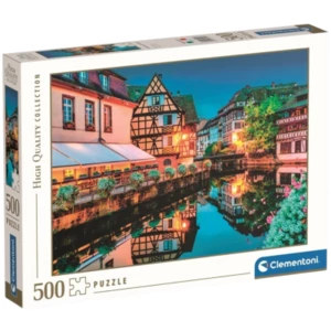 Clementoni 35147 - Puzzle 500 Štrasburk - Staré město