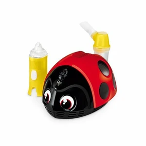 FLAEM LELLA LA COCCINELLA Pneumatický piestový inhalátor s nebulizérom pre deti, lienka