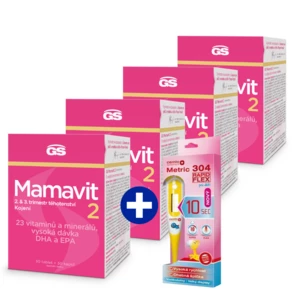 GS Mamavit 2 Těhotenství a kojení, 120 tablet + 120 kapslí