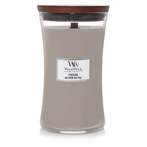 WOODWICK Vonná svíčka velká sklo Fireside 609 g