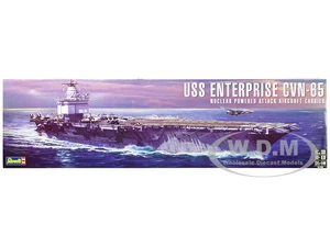 Level 5 Model Kit USS Enterprise CVN-65 Nuclear Powered Attack Aircraft Carrier 1/400 Scale Model by Revell