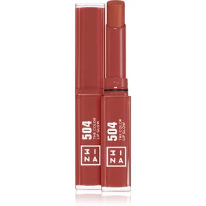 3INA The Color Lip Glow hydratační rtěnka s leskem odstín 504 - Medium, nude taupe 1,6 g