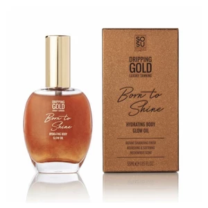 DRIPPING GOLD Hydratační olej na tělo se třpytkami Born to shine Bronzový 50 ml