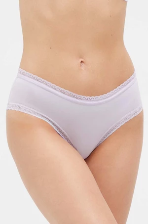 Nohavičky Calvin Klein Underwear fialová farba, 000QD3767E
