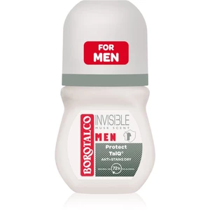 Borotalco MEN Invisible kuličkový deodorant roll-on 72h vůně Musk 50 ml