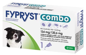 Fypryst Combo 134 mg/120,6 mg Psy 10-20 kg 1.34 ml