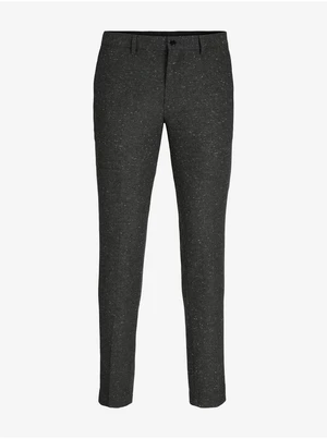 Dark grey men's trousers with wool Jack & Jones Franco - Men