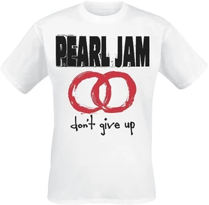 Pearl Jam Tricou Don't Give Up Unisex White XL