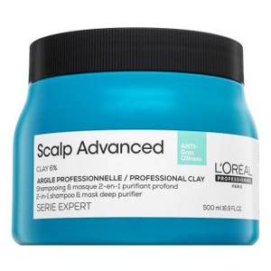 L´Oréal Professionnel Scalp Advanced Anti-Oiliness Professional Clay 2-in-1 Shampoo & Mask Deep Purifier szampon + maska do włosów przetłuszczających 