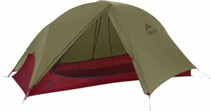 MSR FreeLite 1-Person Ultralight Backpacking Tent Green/Red Stan