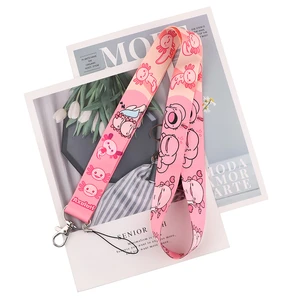 Flyingbee Pink Fish Axolotl Lanyard For Keys ID Card Gym Mobile Phone Straps USB Badge Holder DIY Hang Rope Lariat Lanyard X2381