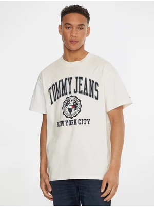Cream Men's T-Shirt Tommy Jeans - Men