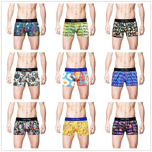 2023 Beach Famous Brand Calvn Pull Trunk Master Men Sexy Boxer Shorts Lycra Adults Underpants Hawaiian Stretch Swimtrunks S-XL