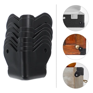 8 Pcs Wooden Box Corner Protector Decorative Brackets Protective Guards Furniture Protectors Edges Safety Bumper