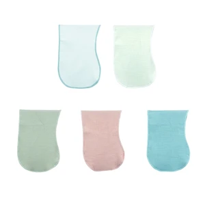 Burp Rags Muslin Burp Cloths Ultra-Absorbent Cotton Burping Cloths for Girl-Boy Muslin Washcloths Bibs Saliva-Towel