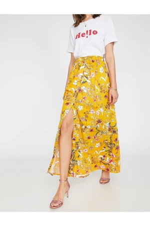 Koton Skirt - Yellow - Maxi