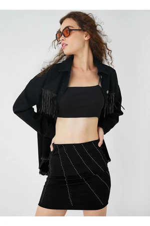 Koton Black Women's Coat