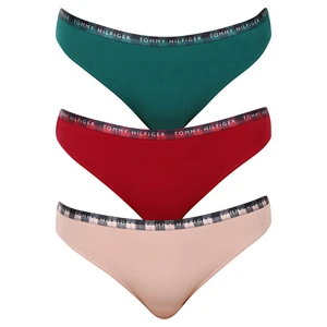 3PACK Women's Panties Tommy Hilfiger multicolor