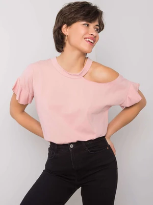 Light pink cotton blouse