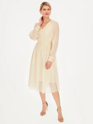L`AF Woman's Dress Champagne