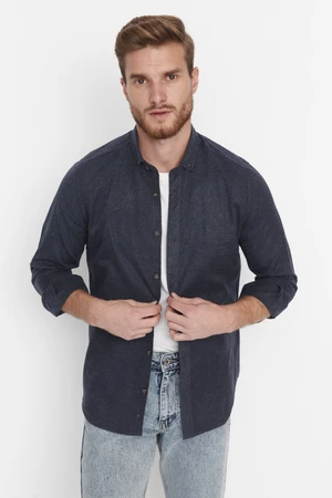 Camicia da uomo Trendyol Burgundy