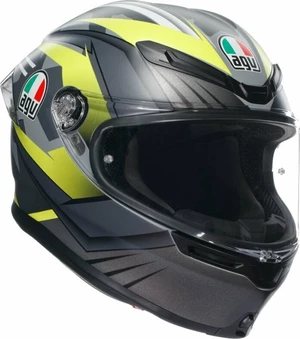 AGV K6 S Excite Matt Camo/Yellow Fluo S Casque