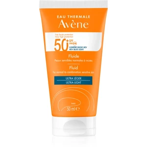 Avène Sun High Protection opaľovací fluid na tvár SPF 50+ 50 ml