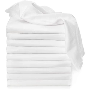 T-TOMI TETRA Cloth Diapers HIGH QUALITY White látkové pleny White 70x70 cm 10 ks