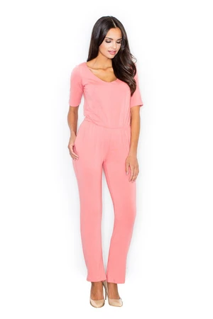 Figl Woman's Jumpsuit M262 Coral