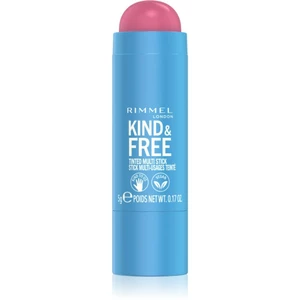 Rimmel Kind & Free multifunkční líčidlo pro oči, rty a tvář odstín 003 Pink Heat 5 g