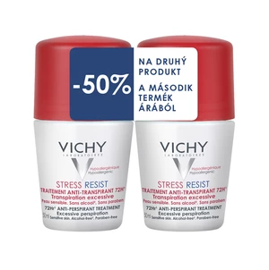 Vichy Antiperspirant Stress Resist 72h proti nadměrnému pocení Roll-on 2 x 50 ml