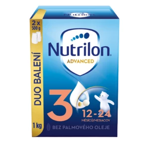 Nutrilon 3 batoľacia mliečna dojčenská výživa v prášku 1000 g