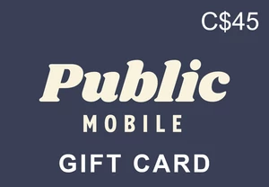 Public Mobile PIN C$45 Gift Card CA