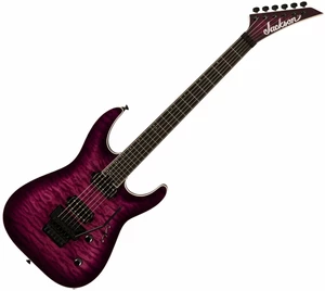 Jackson Pro Plus Series Dinky DKAQ EB Transparent Purple Burst Elektrická gitara