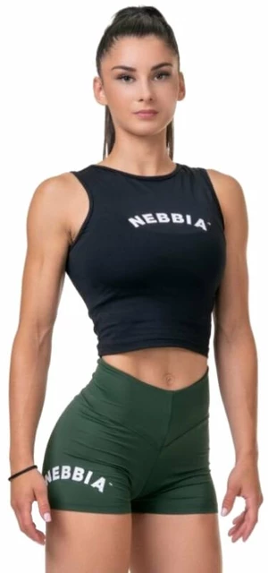 Nebbia Fit Sporty Tank Top Black M Fitness T-Shirt
