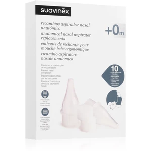 Suavinex Anatomical Nasal Aspirator Replacements náhradní sosáky na odsávačku hlenů 12 ks