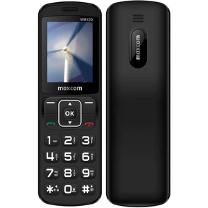Mobilný telefón MaxCom Comfort MM32D (MM32D) čierny mobilný tlačidlový telefón • 2,4" uhlopriečka • farebný TFT displej • 240 × 320 px • micro USB • 3